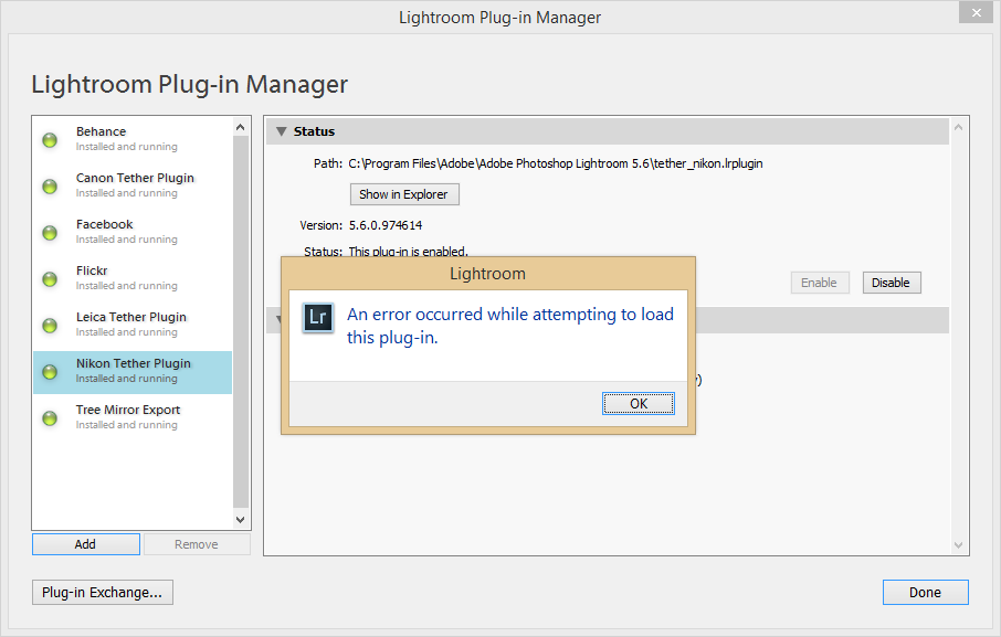 Support - Plug-in Manager - Incorrect folder