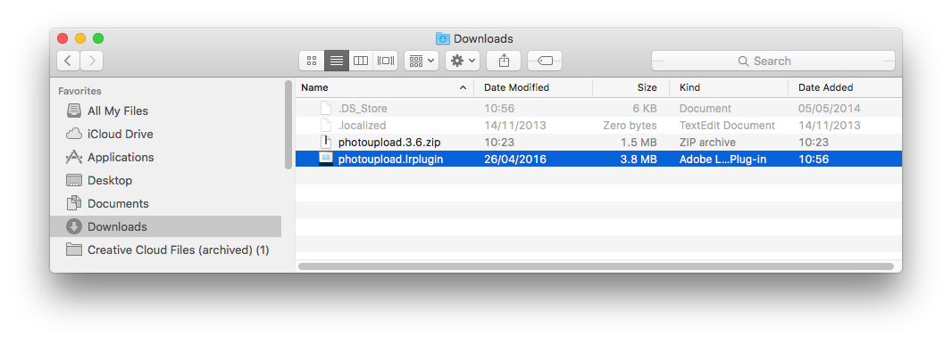 Installation - Plug-in Download Folder (Mac)